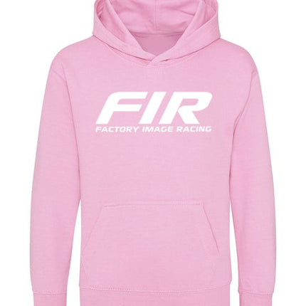 FIR Kids Hoodie Sweater - White On Pink, Size - 3/4