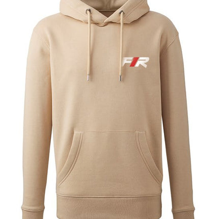 Mens Hoodie Sweater - White On Sand - Size - L