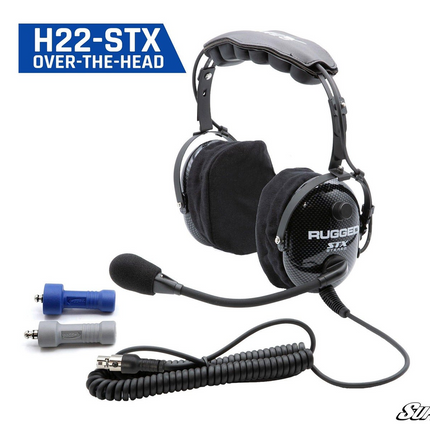 Rugged Radios ULTIMATE Alpha Audio Stereo Over The Head Headset with Volume Control