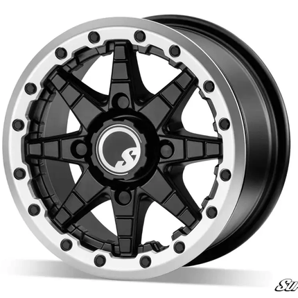 14x7 Healy Beadlock Wheels, 4/136 4/137 (4x136 4x137) WHL-137-4-14-7-BL