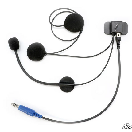 Rugged Radios RUGGED Wired / STX Stereo Helmet Kit with Alpha Audio Speakers and Mic