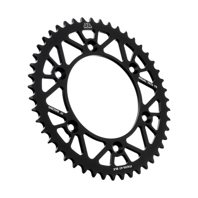 Rear Sprocket Jt Racerlite Black, Jt JTA210.47BLK 7075-T6 Aluminium