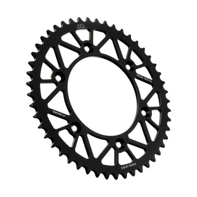 Rear Sprocket Jt Racerlite Black, Jt JTA210.49BLK 7075-T6 Aluminium