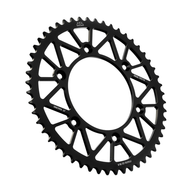 Rear Sprocket Jt Racerlite Black, Jt JTA210.52BLK 7075-T6 Aluminium
