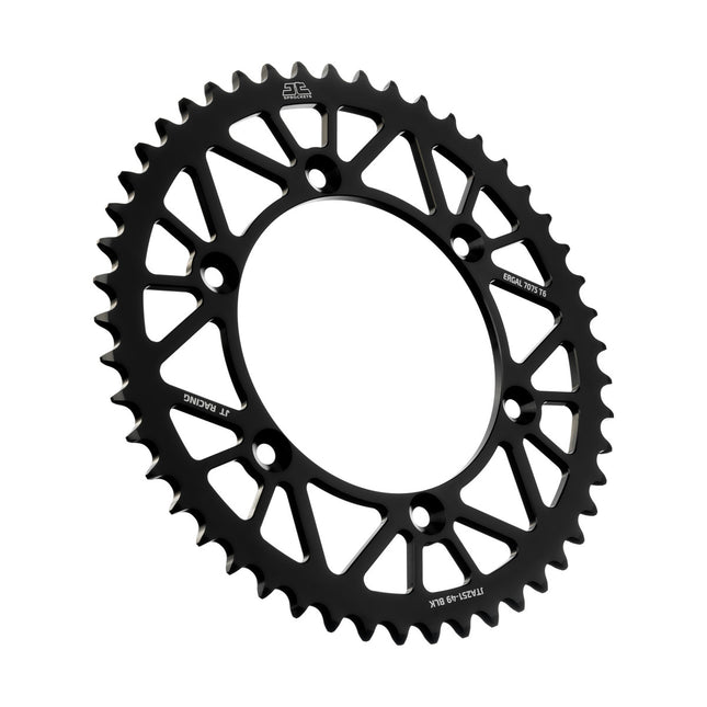 REAR SPROCKET ALLOY BLACK 251, JTA251.49BLK 7075-T6 Aluminium, SR251-49