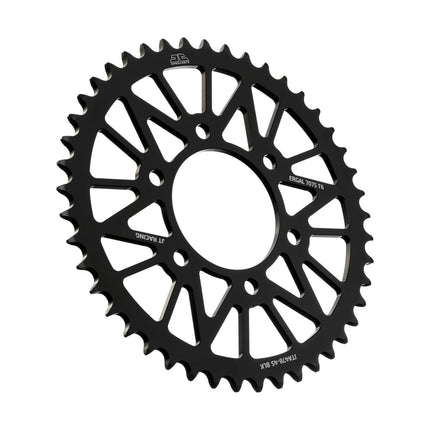 REAR SPROCKET JTA478.45BLK ALLOY, CHAIN 520 (7075-T6 Aluminium)