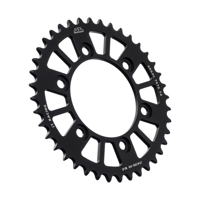Rear Sprocket Alloy Black 735, JTA735.40BLK