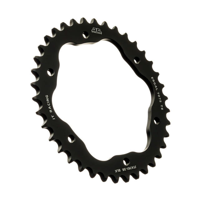 Rear Sprocket Alloy JTA761.38BLK, Ducati Road Chain Type 525
