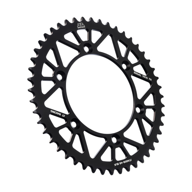 Rear Sprocket Alloy Black 808, JTA808.48BLK