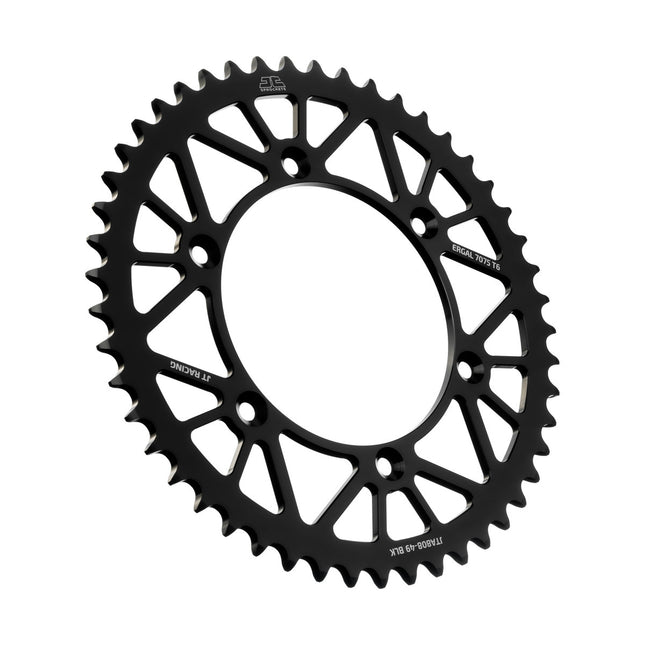 Rear Sprocket Alloy Black 808, JTA808.49BLK
