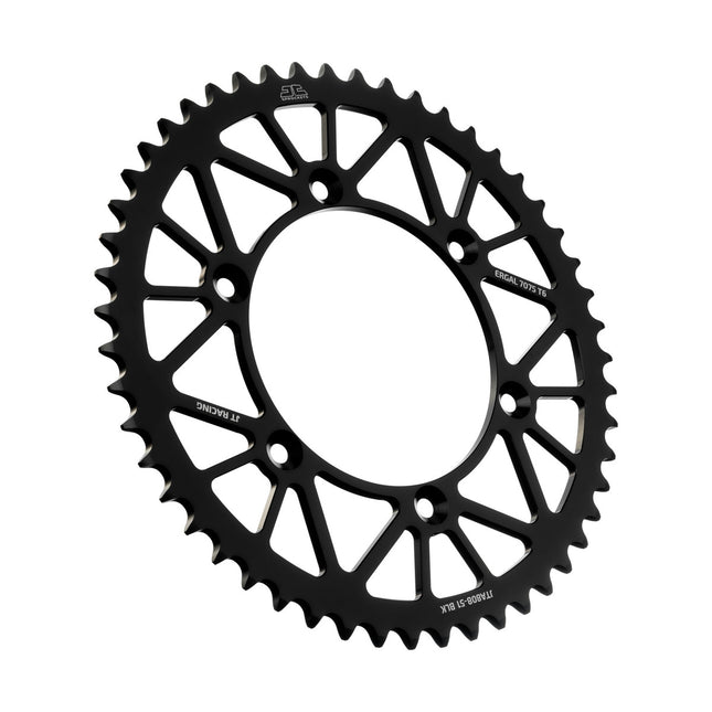 Rear Sprocket Alloy Black 808, JTA808.51BLK