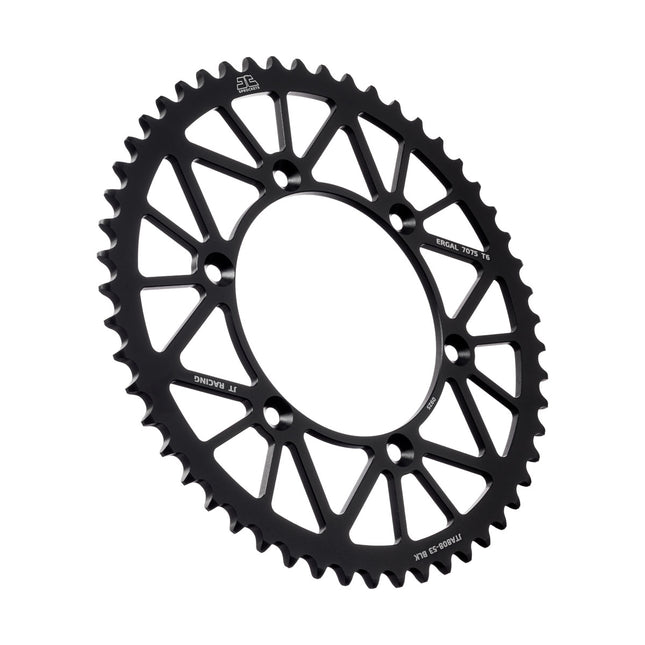 REAR SPROCKET ALLOY BLACK 822, JTA808.53BLK 7075-T6 Aluminium