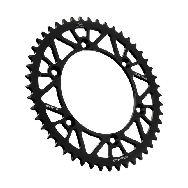 REAR SPROCKET ALLOY BLACK 822, JTA822.48BLK 7075-T6 Aluminium