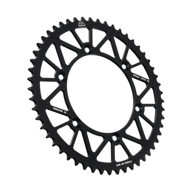 REAR SPROCKET ALLOY BLACK 822, JTA822.53BLK 7075-T6 Aluminium
