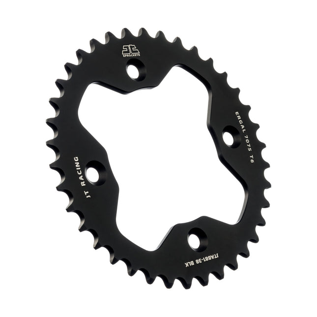 Rear Sprocket Alloy Black ATV, JTA881.38BLK 7075-T6 Aluminium