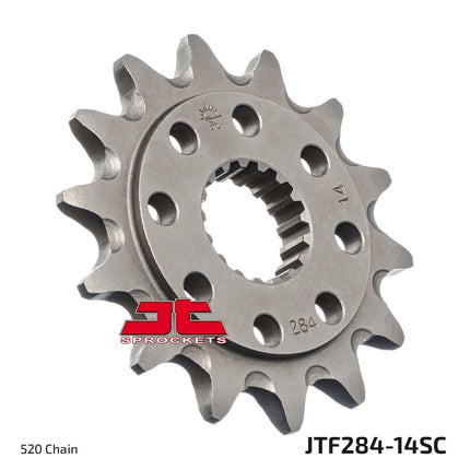 FRONT SPROCKET JTF284.14SC JT, Lightweight Self-Cleaning