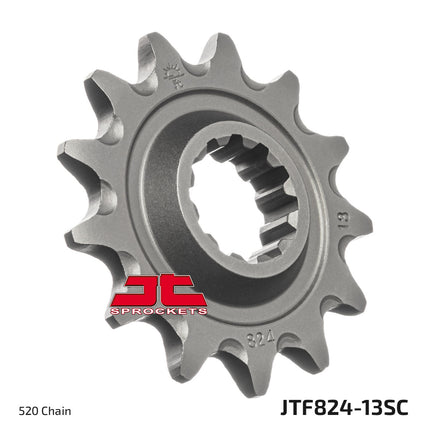 FRONT SPROCKET JTF824.13SC JT, Lightweight Self-Cleaning