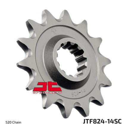 FRONT SPROCKET JTF824.14SC JT, Lightweight Self-Cleaning