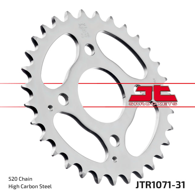 Rear Sprocket JTR1071.31 Jt, Jt Steel 520 Kymco 50/150