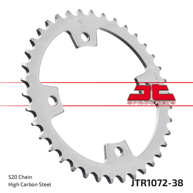 Rear Sprocket JTR1072.38 Jt, 520 Chain,kymco 250cc