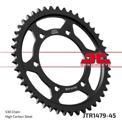 Rear Sprocket Steel Hard Zbk, C45 INDUCTIONJTR1479.45ZBK