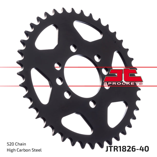 Rear Sprocket JTR1826.40 Jt Black SR1826-40, Black
