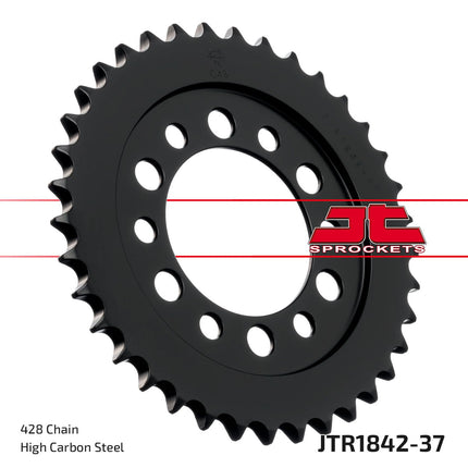 Rear Sprocket JTR1842.37 Steel Black SR1842-37