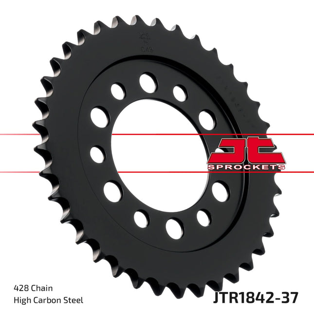 Rear Sprocket JTR1842.37 Steel Black SR1842-37