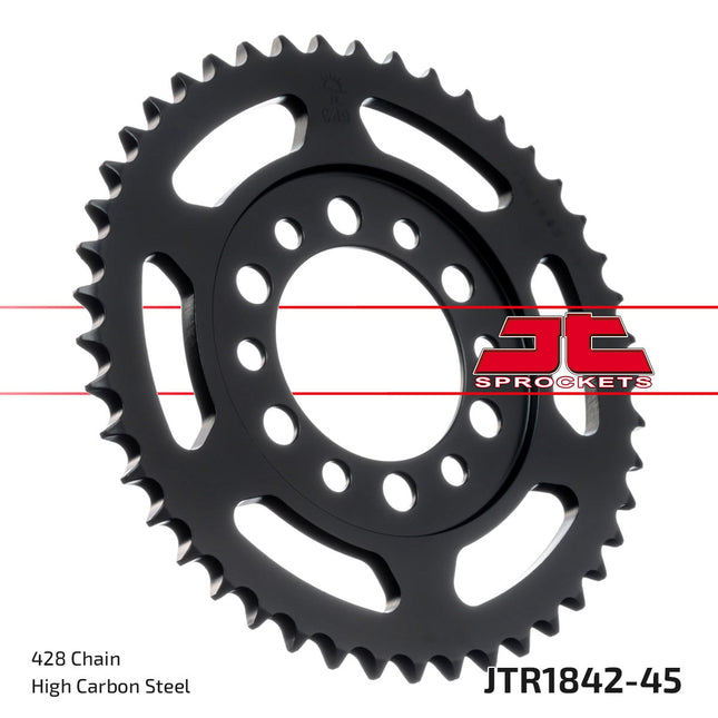 Rear Sprocket JTR1842.45 Steel, DT125 / YZ80, SR1842-45