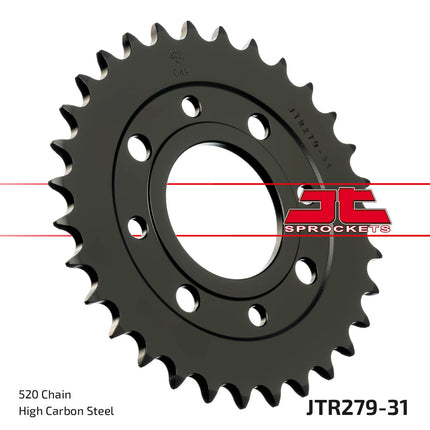 Rear Sprocket JTR279.31 Steel, Honda Road Jt