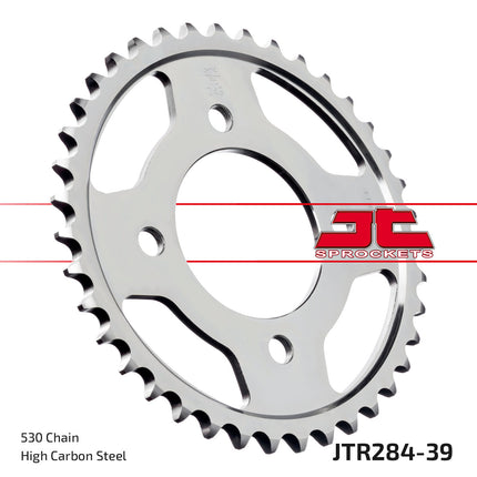 Rear Sprocket JTR284.39 Steel, Honda Road Jt