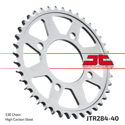 Rear Sprocket JTR284.40 Steel, Honda Road Jt