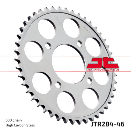 Rear Sprocket JTR284.46 Steel, Honda Road Jt