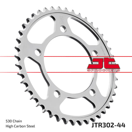 Rear Sprocket JTR302.44 Steel, Honda Road Jt
