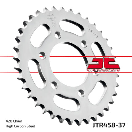 Rear Sprocket JTR458.37 Steel, Honda Road Jt