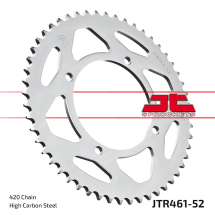 Rear Sprocket Steel 461 4-HOLE JTR461.52