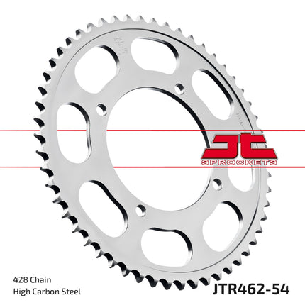 REAR SPROCKET STEEL JTR462.54, CHAIN 428 Conversion, JTR456.54, SR462- SR462-54