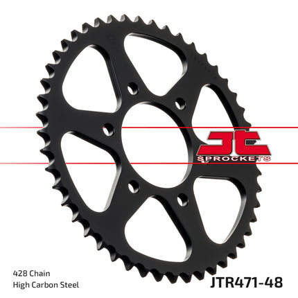 Rear Sprocket JTR471.48 Steel, Honda Road Jt