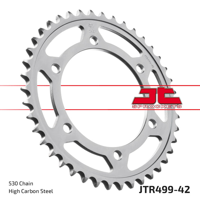 Rear Sprocket JTR499.42 Jt Silver