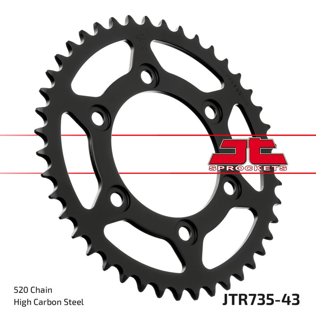 Rear Sprocket Steel JTR735.43