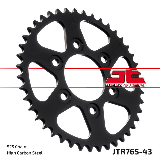 Rear Sprocket JTR765.43 Steel, Road