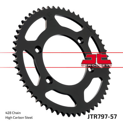 Rear Sprocket JTR797.57 Jt 428, Steel 797-57