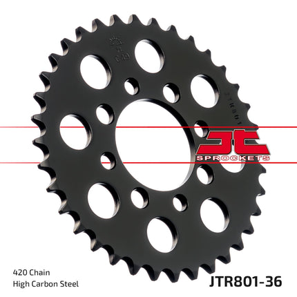 Rear Sprocket JTR801.36 Jt 420 Black