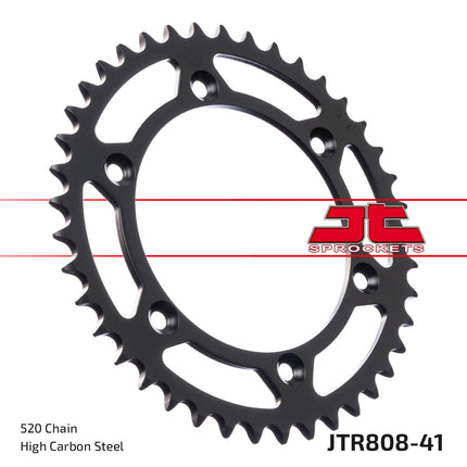Rear Sprocket Steel JTR808.41 Black