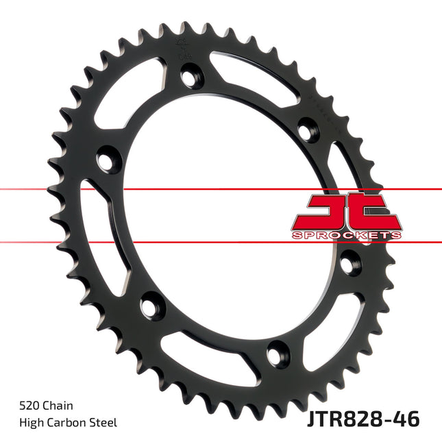 REAR SPROCKET JTR828.46 STEEL Steel Racing Rear Sprocket
