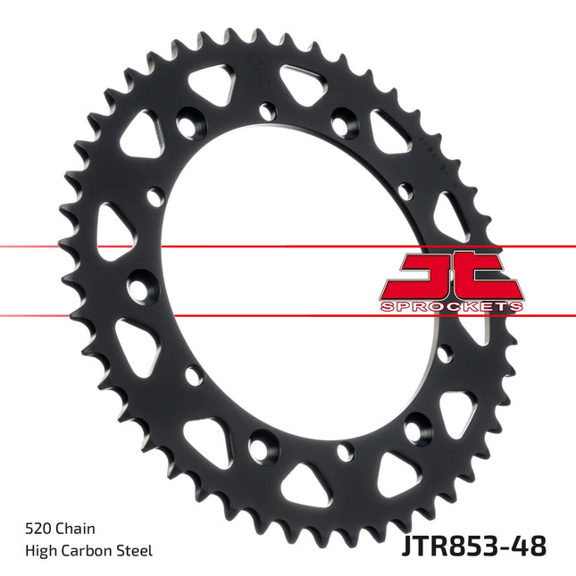 Rear Sprocket Steel JTR853.48 Black