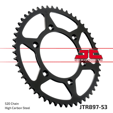 Rear Sprocket Steel JTR897.53 SR897-53, JTR897.53, SR897-53
