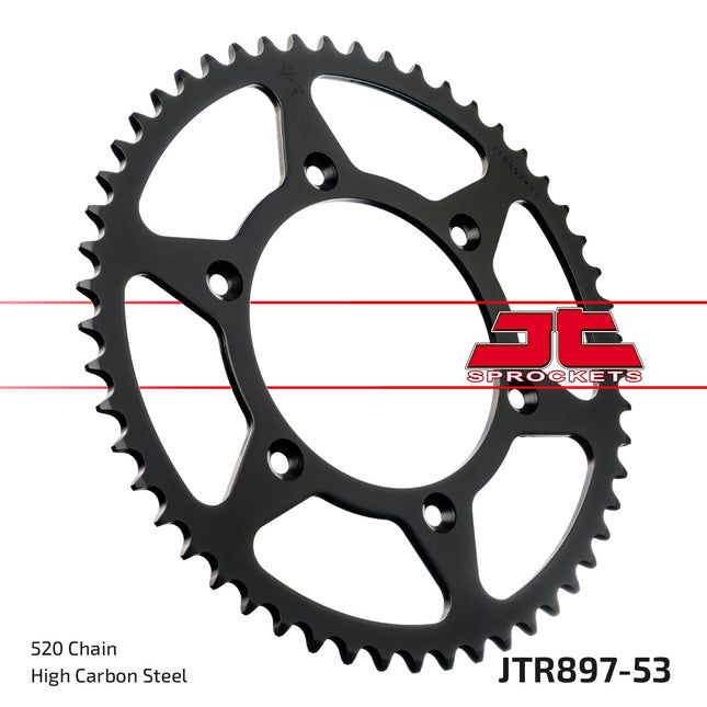 Rear Sprocket Steel JTR897.53 SR897-53, JTR897.53, SR897-53