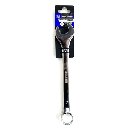 Combination Spanner 24mm Polished Chrome Vanadium - Toolzone KDPSP117