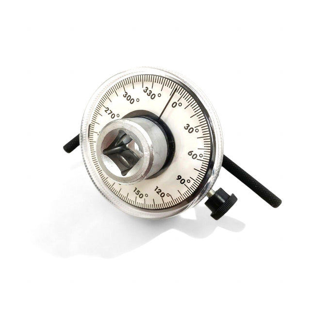 Angular Torque Gauge 1/2 Drive Chrome Vanadium 2 Degree Graduations - Toolzone KDPSS008